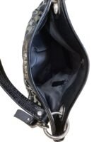 Handbag Designer Bag In Black & Tan, Size:Medium - Image 3