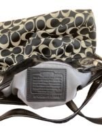 Handbag Designer Bag In Black & Tan, Size:Medium - Image 4