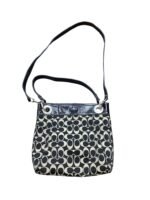 Handbag Designer Bag In Black & Tan, Size:Medium - Image 2