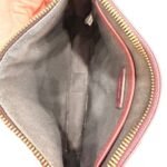Diaper Bag Leather In Maroon, Size:Small - Image 3