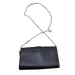 Crossbody Designer Bag In Black & Silver, Size:Small - Image 4