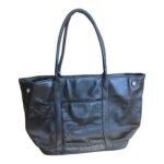 Handbag Leather Bag In Black, Size:Large - Image 2